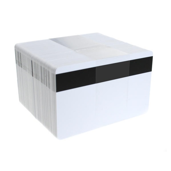 Bilde av White blank cards with MIFARE® S50 1K and HI-CO magnetic stripe (CR80). 70102171 (DE,SE,NO,FI,RO,PL)